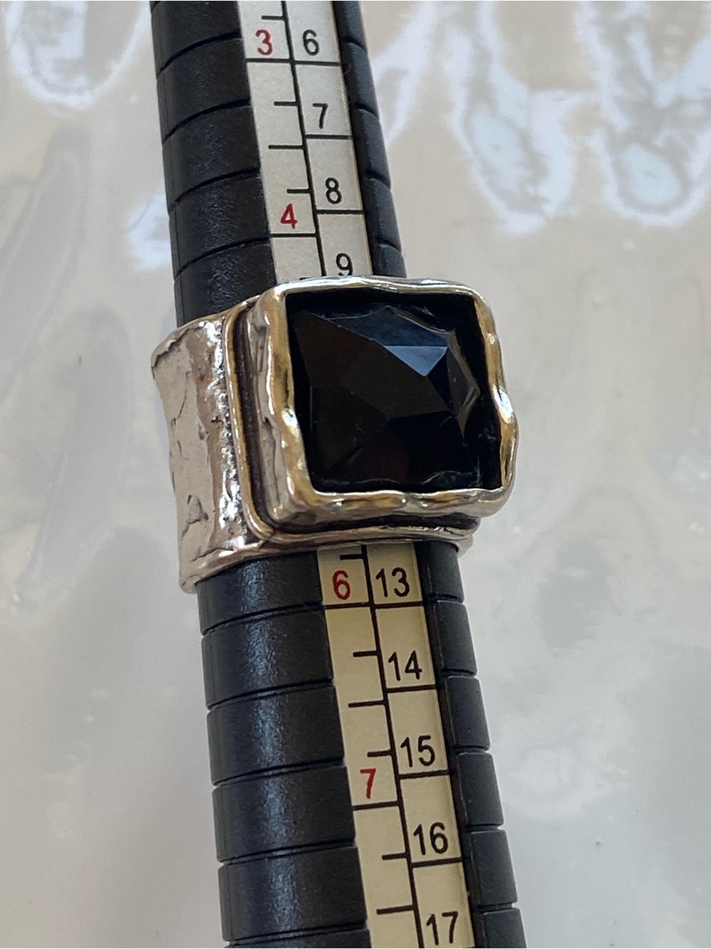 Silpada Sterling Silver and Smoky Quartz Ring size 5 - Picture 5 of 7